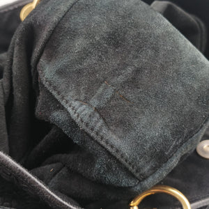 Pre-owned Christian Dior Soft Lady Dior Intrecciato Tote Black lambskin handbag | stylenewstar