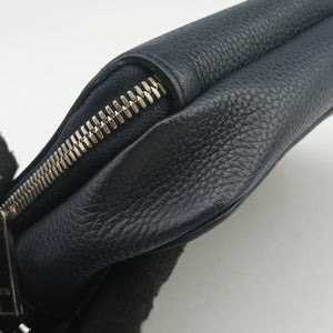 Pre-owned Christian Dior Air Jordan Wings Messenger Blue Leather 2NIBC119YWD shoulderbag | stylenewstar