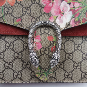 Pre-owned Gucci Dionysus beige×red PVC coated canvas × suede 421970 shoulderbag | stylenewstar