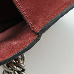 Pre-owned Gucci Dionysus beige×red PVC coated canvas × suede 421970 shoulderbag | stylenewstar