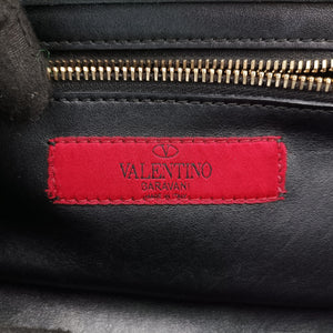 Pre-owned Valentino Rockstud Black Leather shoulderbag | stylenewstar