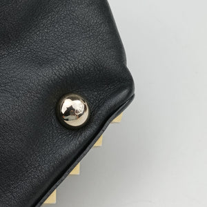 Pre-owned Valentino Rockstud Black Leather shoulderbag | stylenewstar