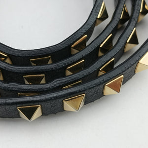 Pre-owned Valentino Rockstud Black Leather shoulderbag | stylenewstar