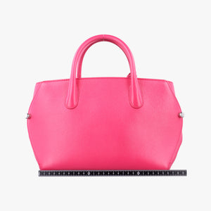 Pre-owned Christian Dior Dior Bar Pink Leather handbag | stylenewstar