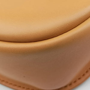 Pre-owned Yves Saint Laurent KAIA small Camel Leather 619740 shoulderbag | stylenewstar