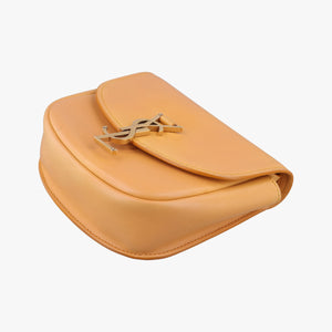 Pre-owned Yves Saint Laurent KAIA small Camel Leather 619740 shoulderbag | stylenewstar