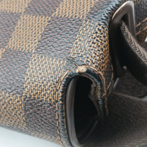 Pre-owned Louis Vuitton BROOKLYN MM EBENE Damier Canvas N51211 shoulderbag | stylenewstar