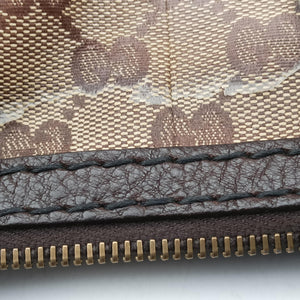 Pre-owned Gucci Babushka Brown x Multicolour PVC coated canvas 207775 handbag | stylenewstar