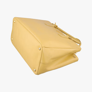 Vintage Prada Galleria Yellow SAFFIANO Leather BN1786 shoulderbag | stylenewstar