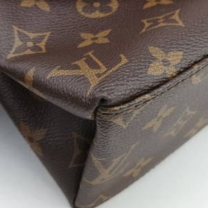 Secondhand Louis Vuitton SAINT MICHEL brown×COQUELICOT Monogram Canvas×calf leather M44031 shoulderbag | stylenewstar