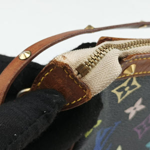 Pre-owned Louis Vuitton Pochette Accessoires Noir Monogram Multicolor M92648 shoulderbag | stylenewstar