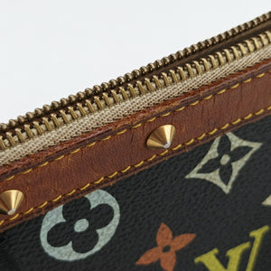 Pre-owned Louis Vuitton Pochette Accessoires Noir Monogram Multicolor M92648 shoulderbag | stylenewstar