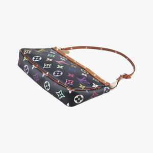 Pre-owned Louis Vuitton Pochette Accessoires Noir Monogram Multicolor M92648 shoulderbag | stylenewstar