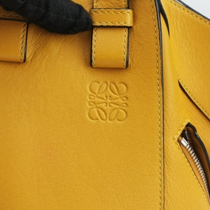 Pre-owned Loewe Hammock Yellow Leather shoulderbag | stylenewstar