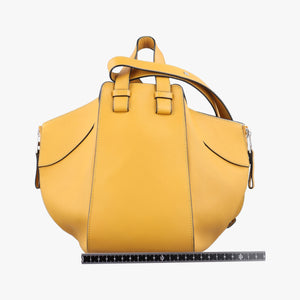 Pre-owned Loewe Hammock Yellow Leather shoulderbag | stylenewstar