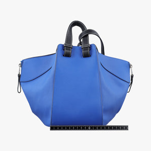 Secondhand Loewe Hammock Blue leather shoulderbag | stylenewstar