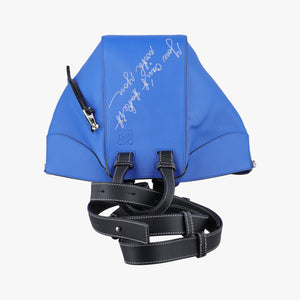 Secondhand Loewe Hammock Blue leather shoulderbag | stylenewstar