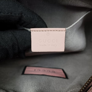 Pre-owned Gucci GG Marmont Pink Leather 447632 shoulderbag | stylenewstar