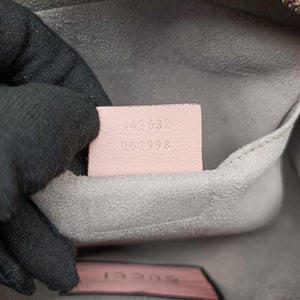 Pre-owned Gucci GG Marmont Pink Leather 447632 shoulderbag | stylenewstar