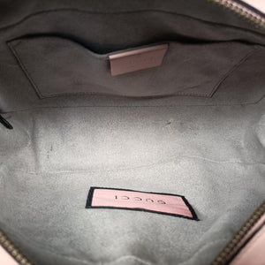 Pre-owned Gucci GG Marmont Pink Leather 447632 shoulderbag | stylenewstar