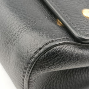 Secondhand Burberry Hackberry Black Leather shoulderbag | stylenewstar