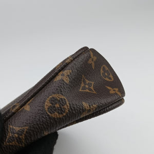 Pre-owned Louis Vuitton Multipochette Accessoires Brown x Rose Claire Monogram canvas M44840 shoulderbag | stylenewstar