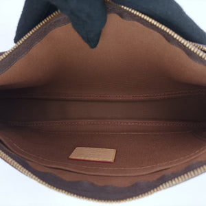 Pre-owned Louis Vuitton Multipochette Accessoires Brown x Rose Claire Monogram canvas M44840 shoulderbag | stylenewstar