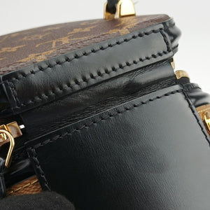 Pre-owned Louis Vuitton Cannes Brown × Black Monogram Reverse M43986 shoulderbag | stylenewstar
