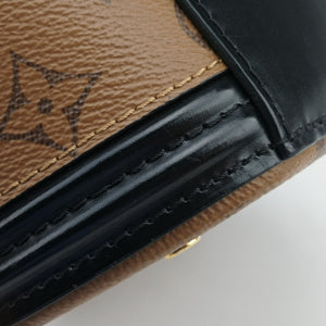 Pre-owned Louis Vuitton Cannes Brown × Black Monogram Reverse M43986 shoulderbag | stylenewstar