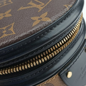 Pre-owned Louis Vuitton Cannes Brown × Black Monogram Reverse M43986 shoulderbag | stylenewstar