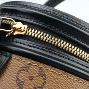Pre-owned Louis Vuitton Cannes Brown × Black Monogram Reverse M43986 shoulderbag | stylenewstar
