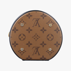 Pre-owned Louis Vuitton Cannes Brown × Black Monogram Reverse M43986 shoulderbag | stylenewstar