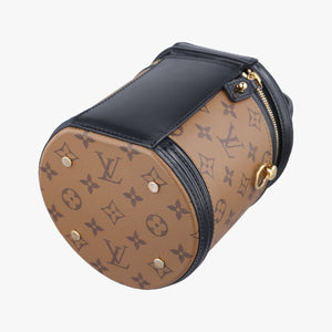 Pre-owned Louis Vuitton Cannes Brown × Black Monogram Reverse M43986 shoulderbag | stylenewstar