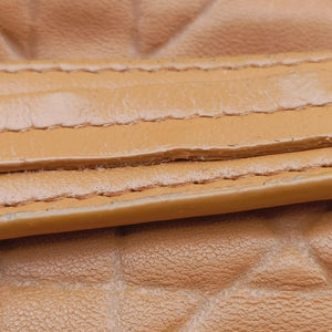 Pre-owned Christian Dior Soft Lady Dior Cannage Orange Lambskin shoulderbag | stylenewstar