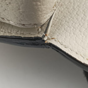 Vintage Gucci New Bamboo White canvas×leather 675797 shoulderbag | stylenewstar