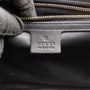Pre-owned Gucci Emily Black Leather 295403 shoulderbag | stylenewstar