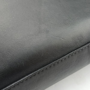 Pre-owned Gucci Emily Black Leather 295403 shoulderbag | stylenewstar