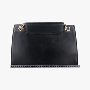 Pre-owned Gucci Emily Black Leather 295403 shoulderbag | stylenewstar