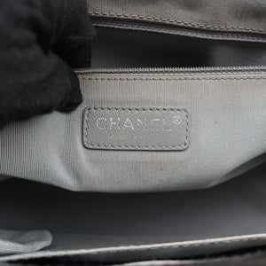 Pre-owned Chanel Jetsetter Boy Shopping Tote Black Leather A67019 shoulderbag | stylenewstar