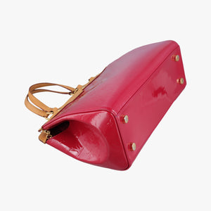 Pre-owned Louis Vuitton Brea MM ROSE INDIEN Vernis M91798 shoulderbag | stylenewstar