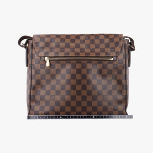 Pre-owned Louis Vuitton DISTRICT MM EBENE Damier Canvas N41212 shoulderbag | stylenewstar