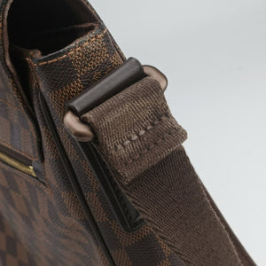 Pre-owned Louis Vuitton DISTRICT MM EBENE Damier Canvas N41212 shoulderbag | stylenewstar