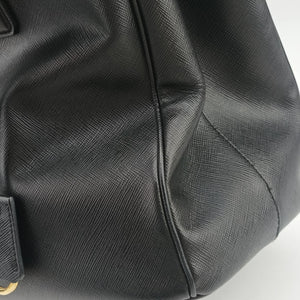 Secondhand Prada Galleria Black SAFFIANO Leather BN2274 shoulderbag | stylenewstar