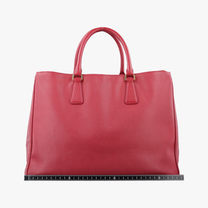 Pre-owned Prada Galleria Red SAFFIANO Leather BN1786 handbag | stylenewstar