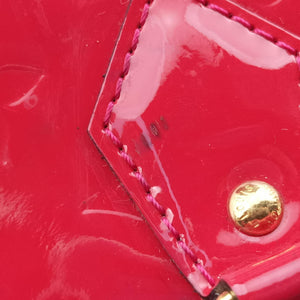 Pre-owned Louis Vuitton Alma BB pomme d'amour Vernis M90174 shoulderbag | stylenewstar