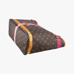 Secondhand Louis Vuitton Neverfull MM Summer Trunk brown×Multicolor Monogram Canvas M41390 handbag | stylenewstar