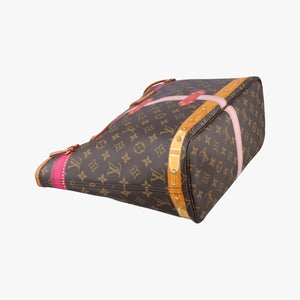 Secondhand Louis Vuitton Neverfull MM Summer Trunk brown×Multicolor Monogram Canvas M41390 handbag | stylenewstar