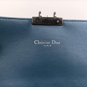 Secondhand Christian Dior new lock Blue Leather shoulderbag | stylenewstar