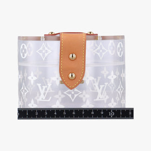 Vintage Louis Vuitton Box Scott Transparent Monogram Plexiglass clutchbag | stylenewstar