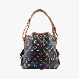 Pre-owned Louis Vuitton Petit Noe Noir Monogram Multicolor M42230 shoulderbag | stylenewstar